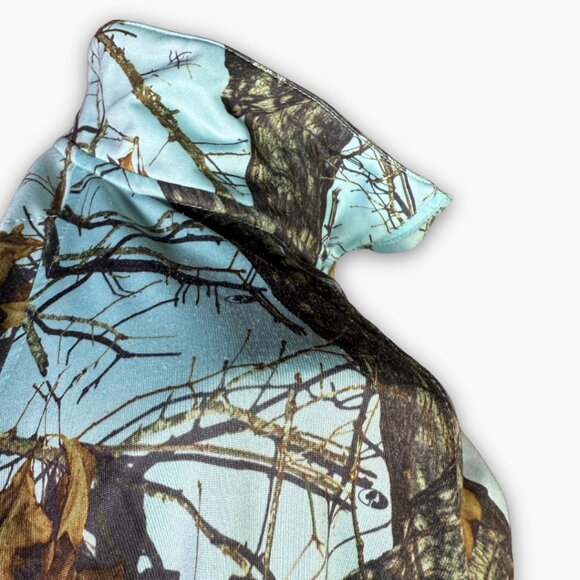 Energy Zone Blue Camo Quarter Zip Pullover W Sz L - Picture 8 of 11